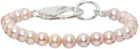 Hatton Labs Pink Pearl Lobster Bracelet