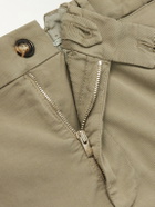 Canali - Straight-Leg Linen Suit Trousers - Neutrals