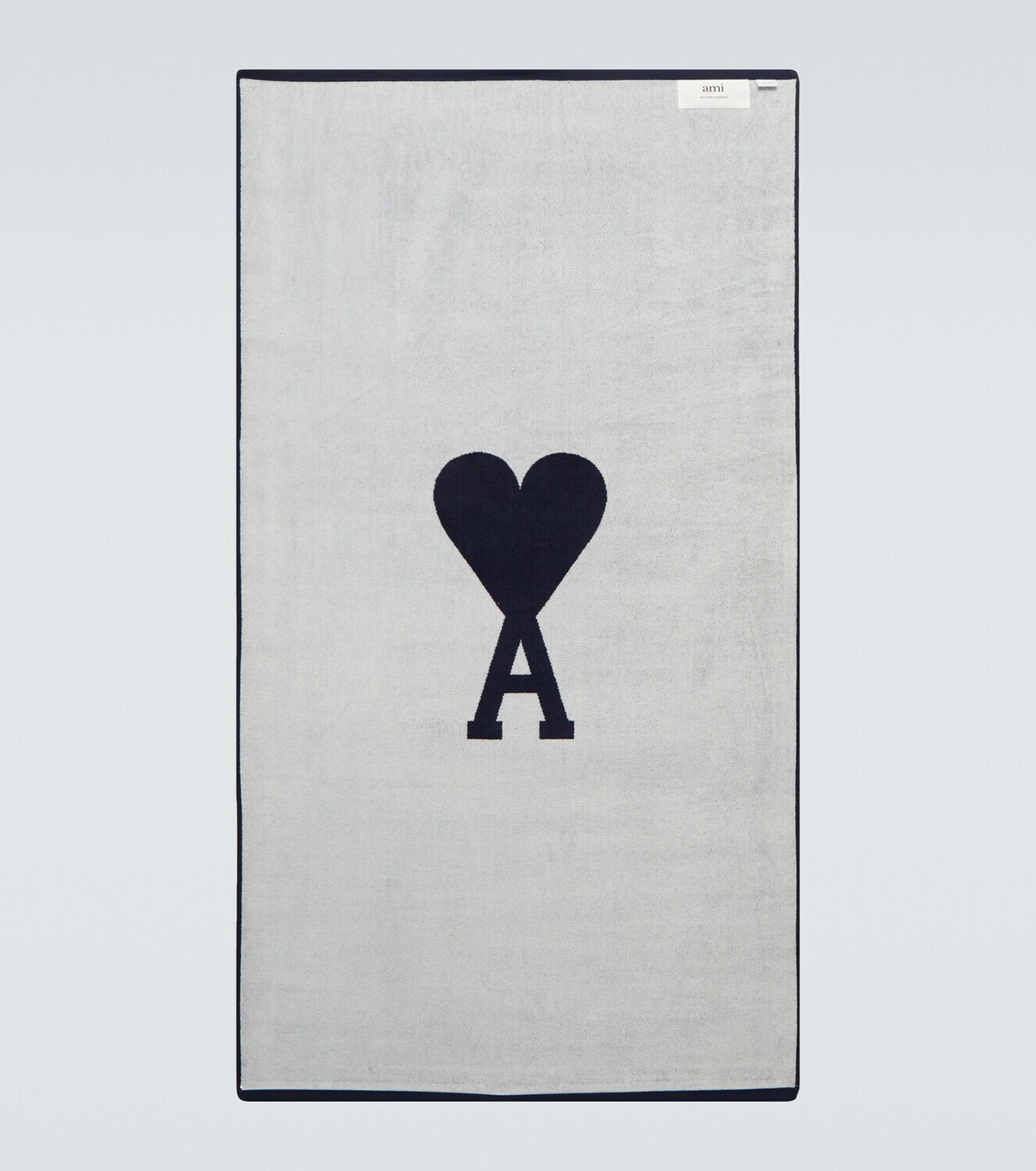 Ami Paris Ami De Cœur terry beach towel