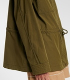 Moncler Serin hooded canvas jacket