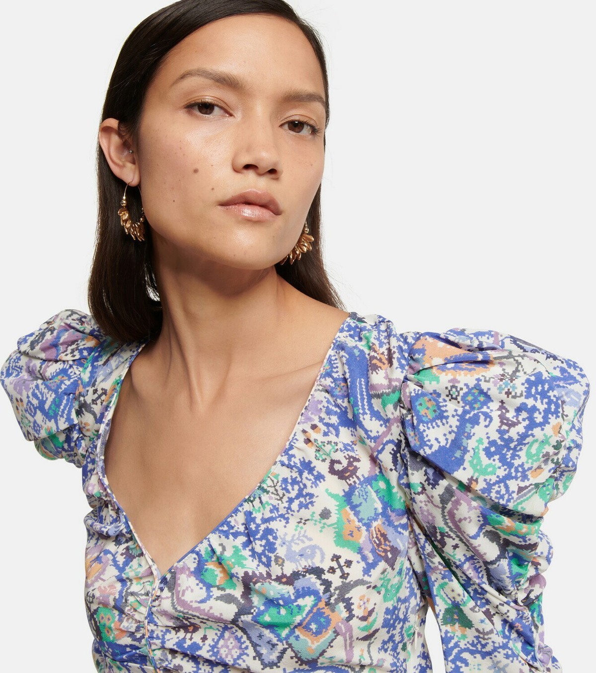 Isabel Marant Boucle D'Oreil embellished hoop earrings