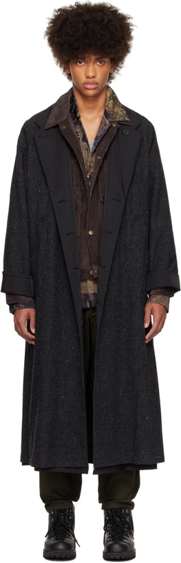 Photo: YOHJI YAMAMOTO Gray I-Raglan Reversible Coat