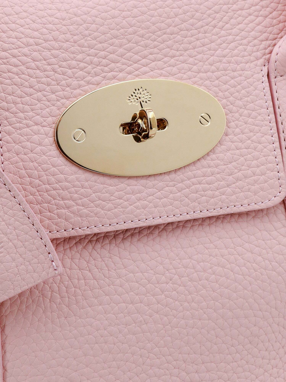 Mulberry Bayswater with Strap in Pink, Leather | Handbag Clinic