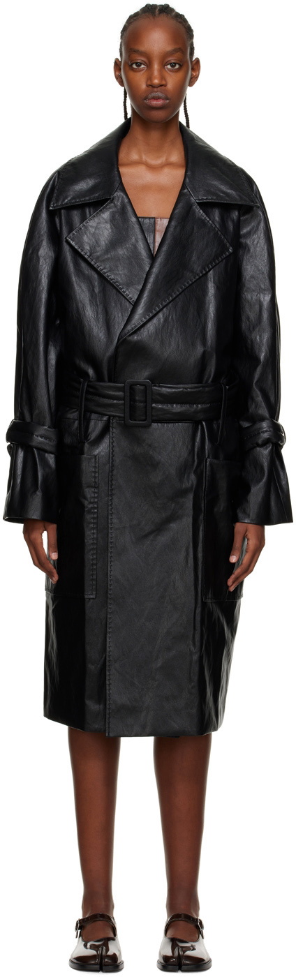 Kijun Black Belted Trench Coat