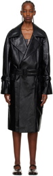 Kijun Black Belted Trench Coat
