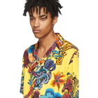 Paul Smith Yellow Hawaiian Print Shirt