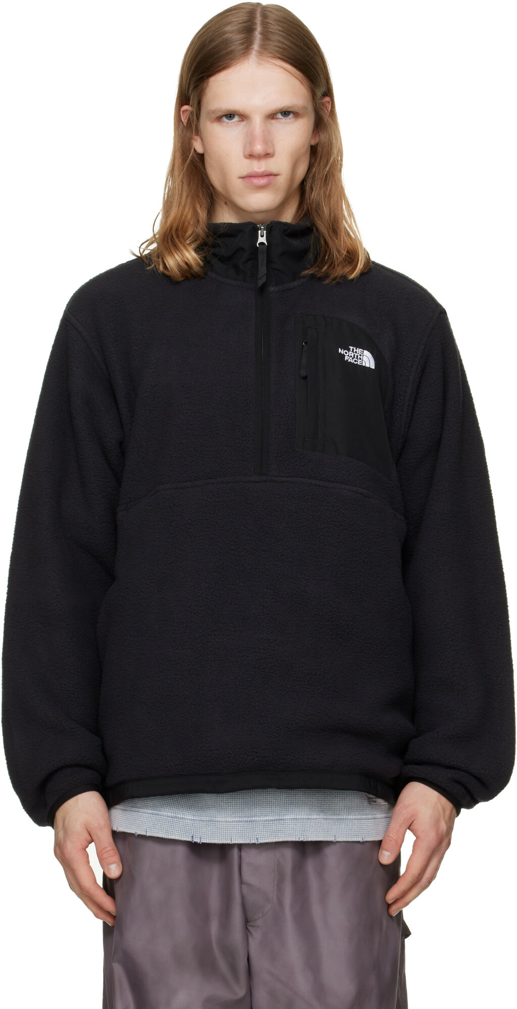 The North Face Black Yumiori Off Peak Half-Zip Jacket