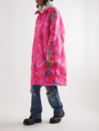 Liberal Youth Ministry - Oversized Printed Scuba Coat - Pink