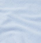 Altea - Linen and Cotton-Blend Polo Shirt - Blue