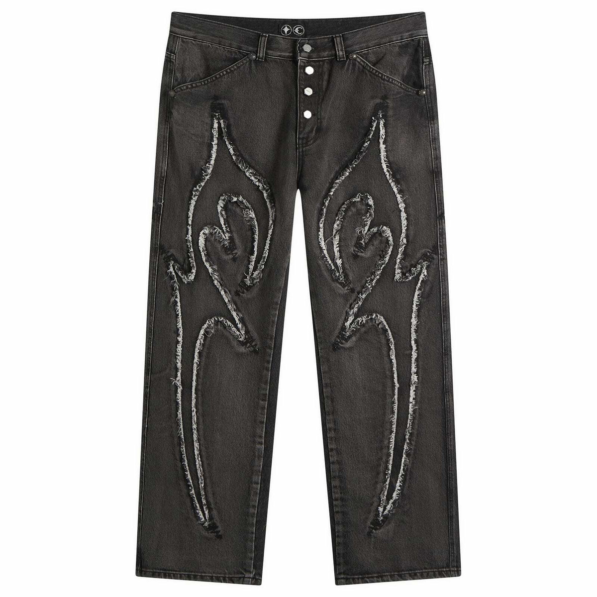 Thug Club Black Castle Cowboy Trousers Thug Club