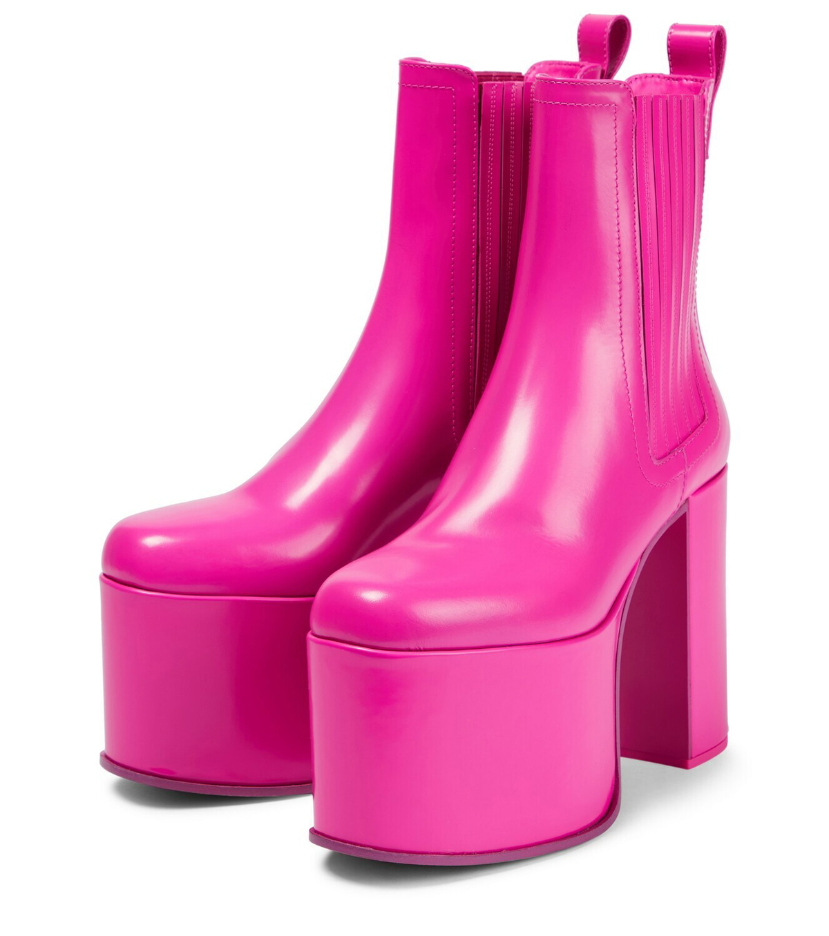 Valentino Garavani Club platform leather ankle boots Valentino