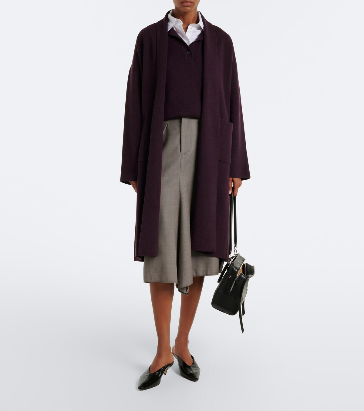 Jardin des Orangers Wool and cashmere coat