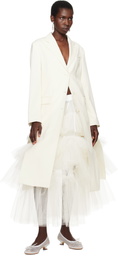 Simone Rocha SSENSE Exclusive Bridal Capsule Embellished Flower Ballerina Heels