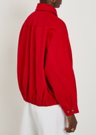 Polo Ralph Lauren Logo-embroidered Twill Jacket Red