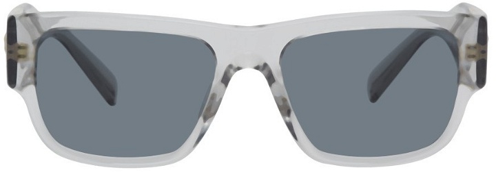 Photo: Versace Grey Medusa Stud Sunglasses