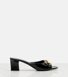 Gucci Signora Horsebit patent leather mules