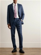 Polo Ralph Lauren - Brad Straight-Leg Pleated Linen-Drill Suit Trousers - Blue