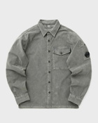 C.P. Company Corduroy Lens Buttoned Shirt Grey - Mens - Longsleeves