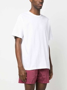 STONE ISLAND - Embroidered Logo Cotton T-shirt