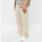 Auralee Men's Finx Cord Easy Slacks in Ivory