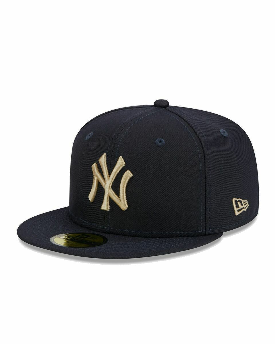 New Era New York Yankees Laurel Sidepatch Cap Blue - Mens - Caps New ...