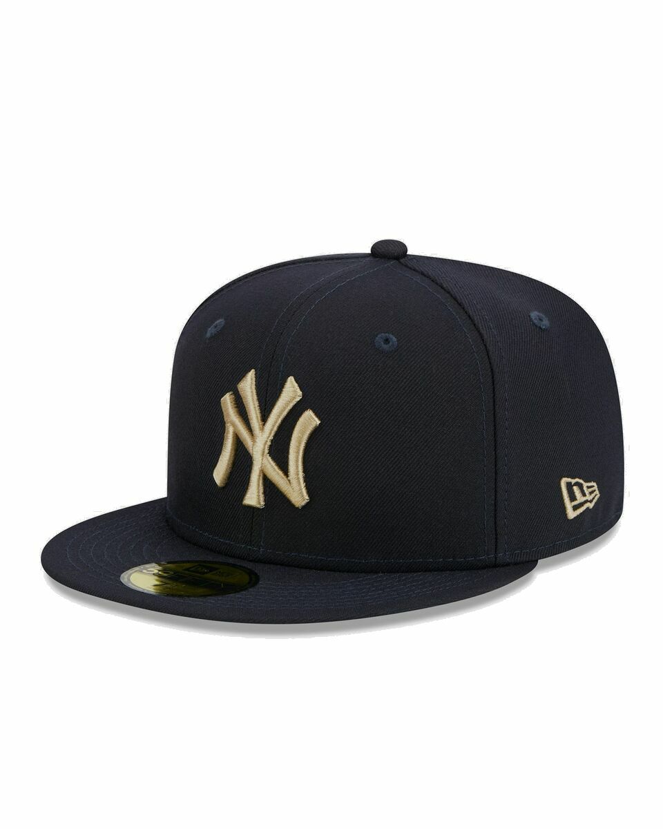 Photo: New Era New York Yankees Laurel Sidepatch Cap Blue - Mens - Caps