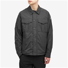 Moncler Men's Frema Micro Soft Nylon Overshirt in Black