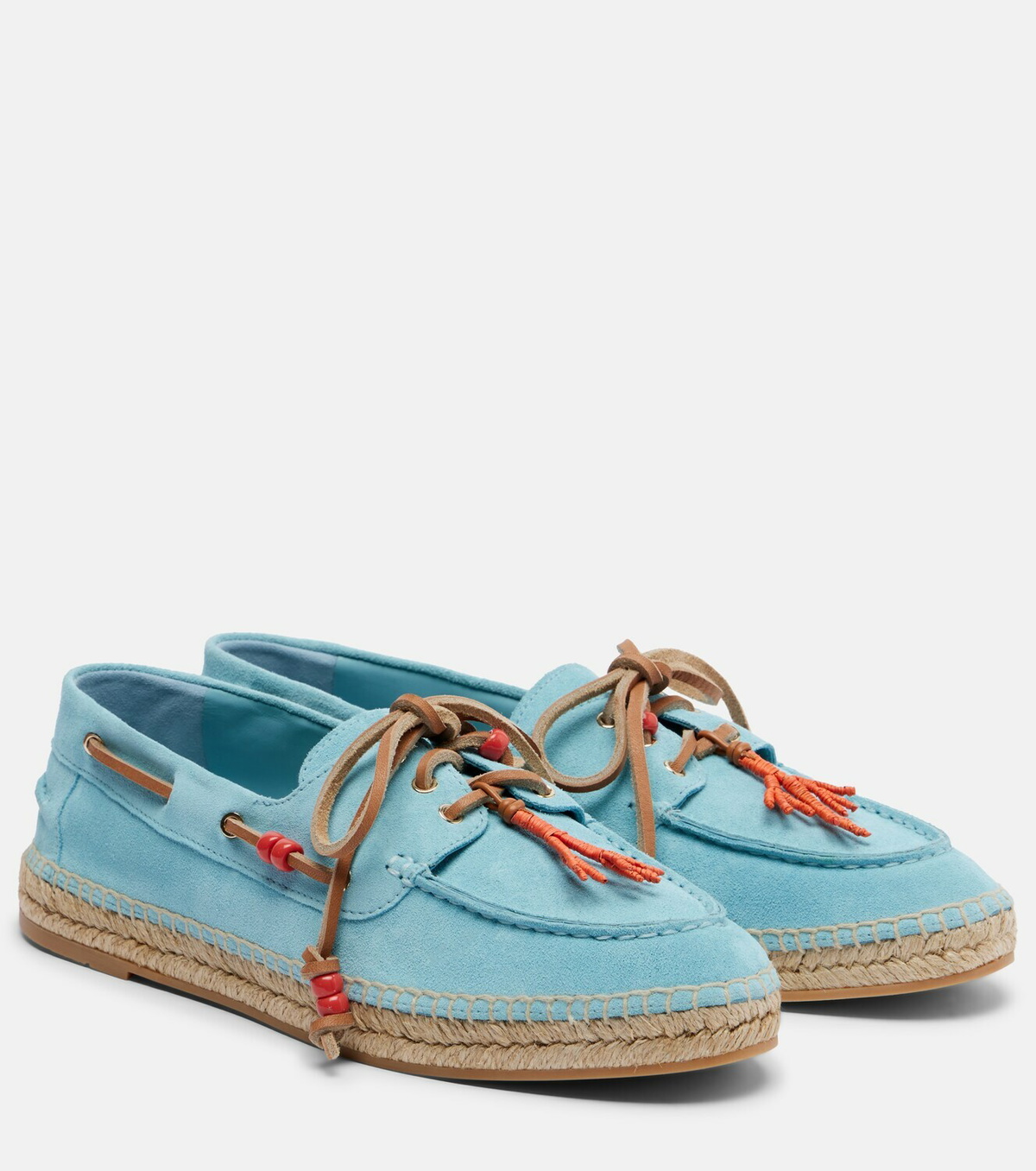 Aquazzura Seafarer beaded suede espadrilles