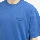 YMC Men's Tripe T-Shirt in Blue