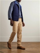 Peter Millar - Ultimate Slim-Fit Straight-Leg Stretch Cotton and Modal-Blend Sateen Trousers - Neutrals