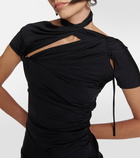 Coperni Cutout jersey minidress