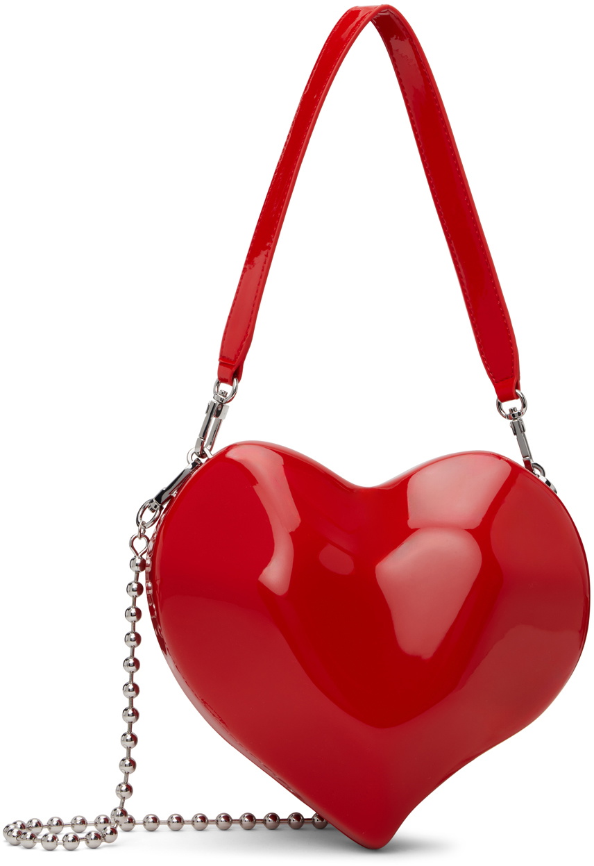 A GRATEFUL Heart is a Heart filled deals with GREATNESS - Red Custom Designed American Themed Shoulder Handbag