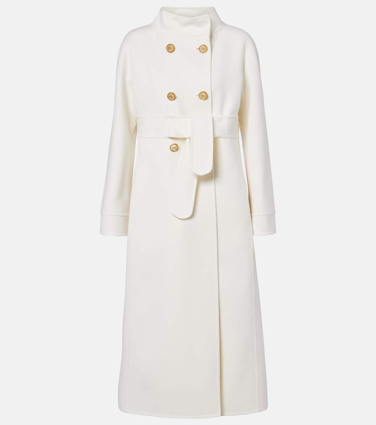 Valentino Belted wool and cashmere coat