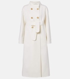 Valentino Belted wool and cashmere coat