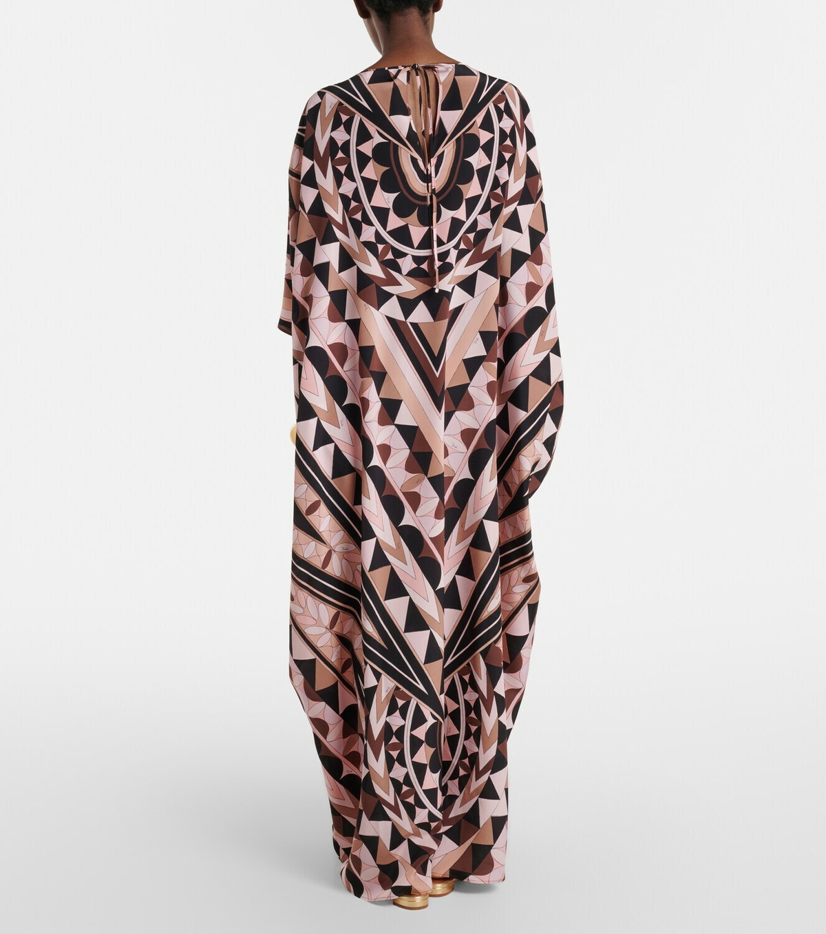 Pucci Manuba silk crêpe de chine kaftan