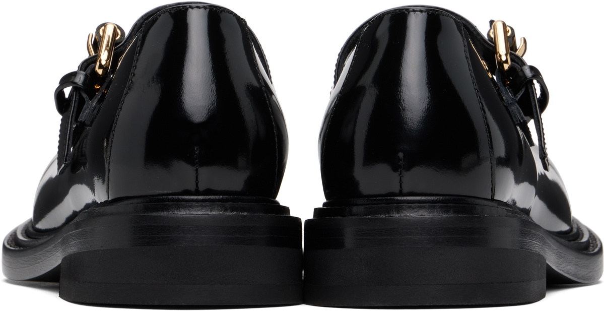 Moschino Black Mary Jane Olivia Loafers