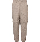 Balenciaga - Checked Shell Convertible Sweatpants - Men - Neutral