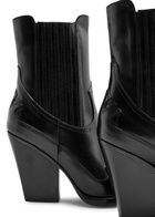 Paris Texas Dallas 100 Leather Ankle Boots Black