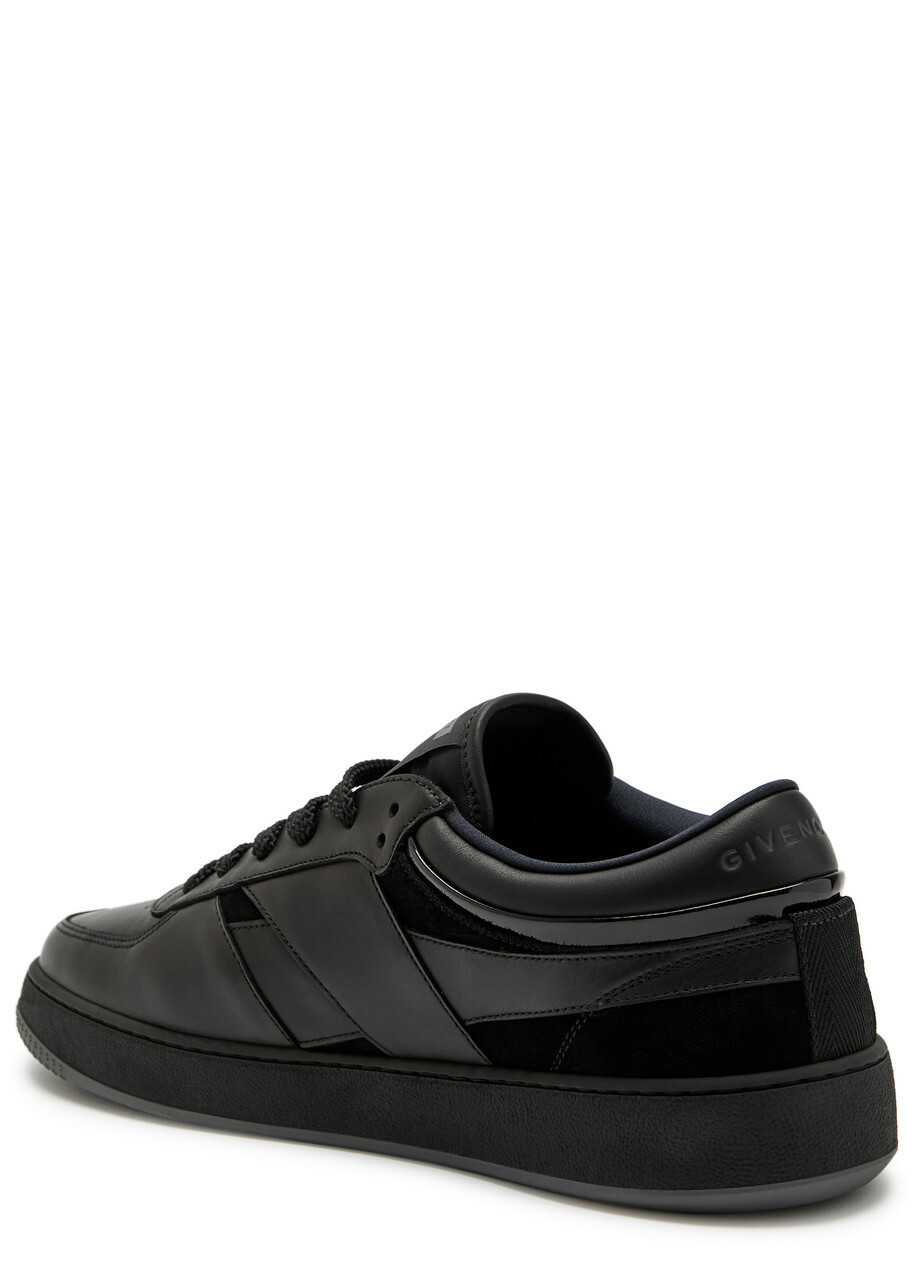 Givenchy G Move Panelled Leather Sneakers Black