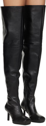 ALAINPAUL Black Pina Tall Boots