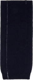 AMBUSH Navy Knit Scarf