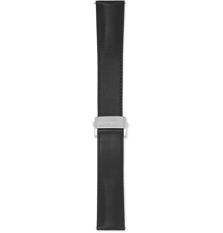 Photo: Montblanc - Summit Leather Watch Strap - Black