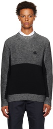 Moncler Gray Rib Sweater