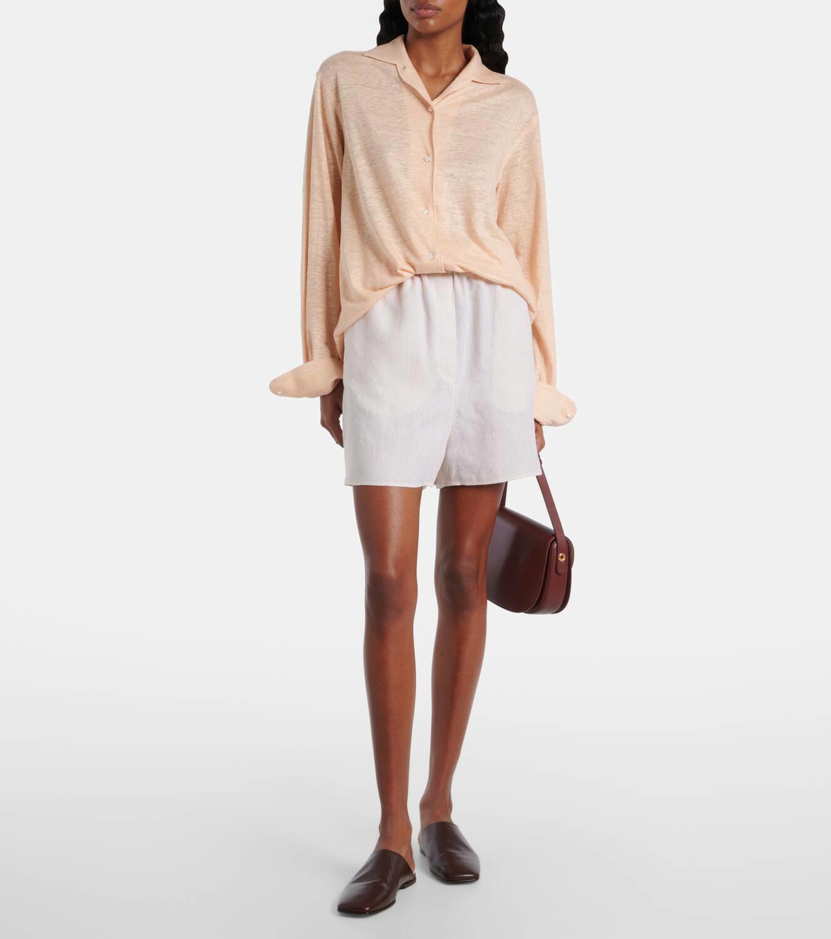 Loro Piana André linen jersey shirt