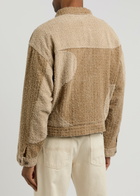 Honor The Gift Panelled Bouclé Cotton Jacket Tan