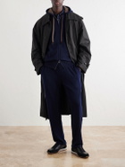 FEDELI - Davis Cashmere Zip-Up Hoodie - Blue