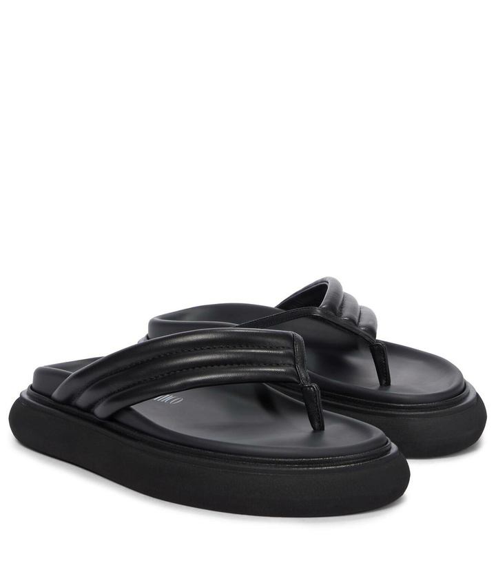 Photo: The Attico Alton leather thong sandals