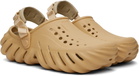 Crocs Tan Echo Clogs