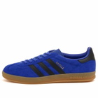 Adidas Gazelle Indoor in Lucid Blue/Black/Gold Metallic
