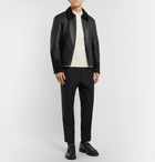 Mr P. - Shearling-Lined Leather and Suede Jacket - Men - Black